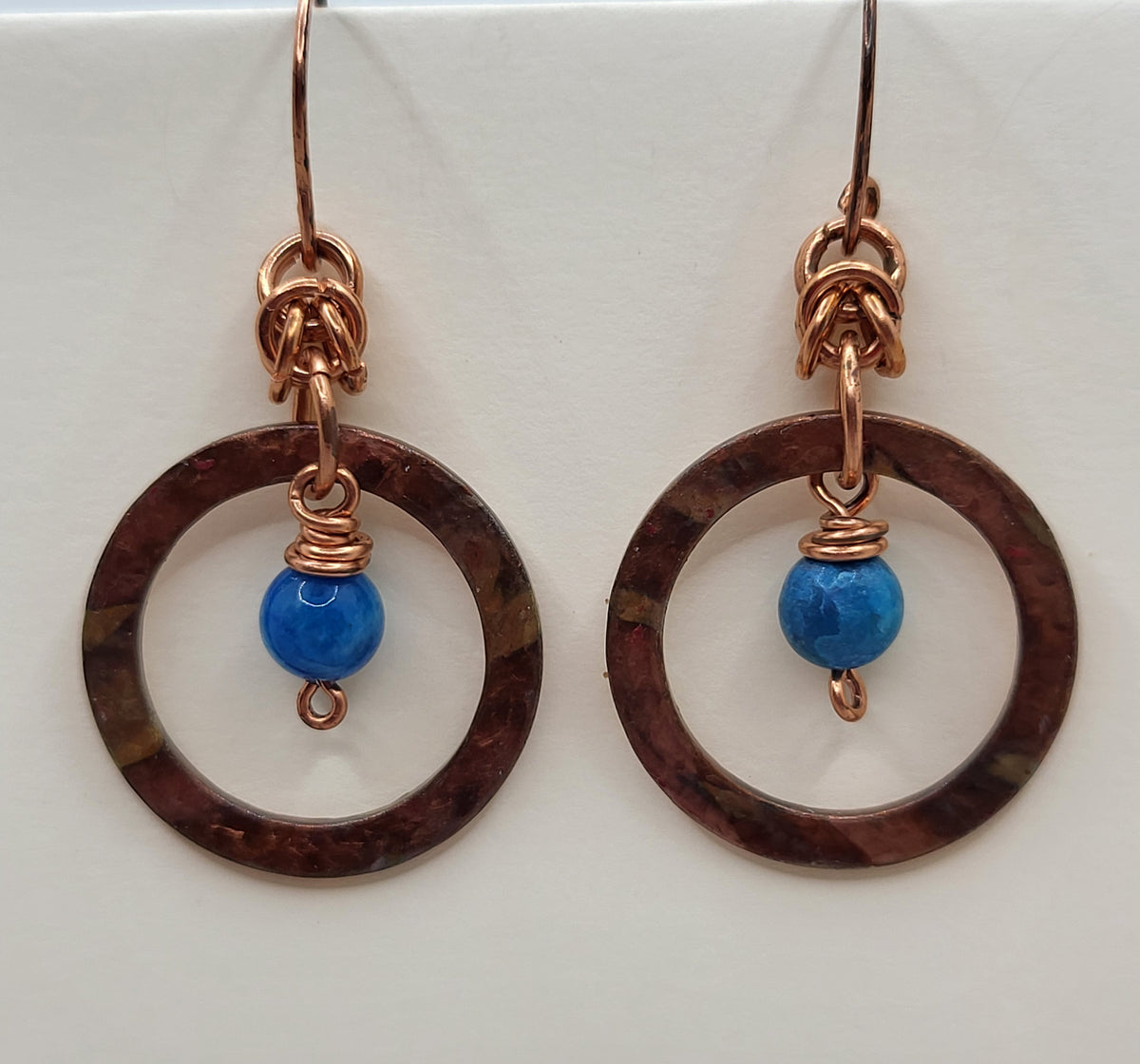 Copper Washer Earrings