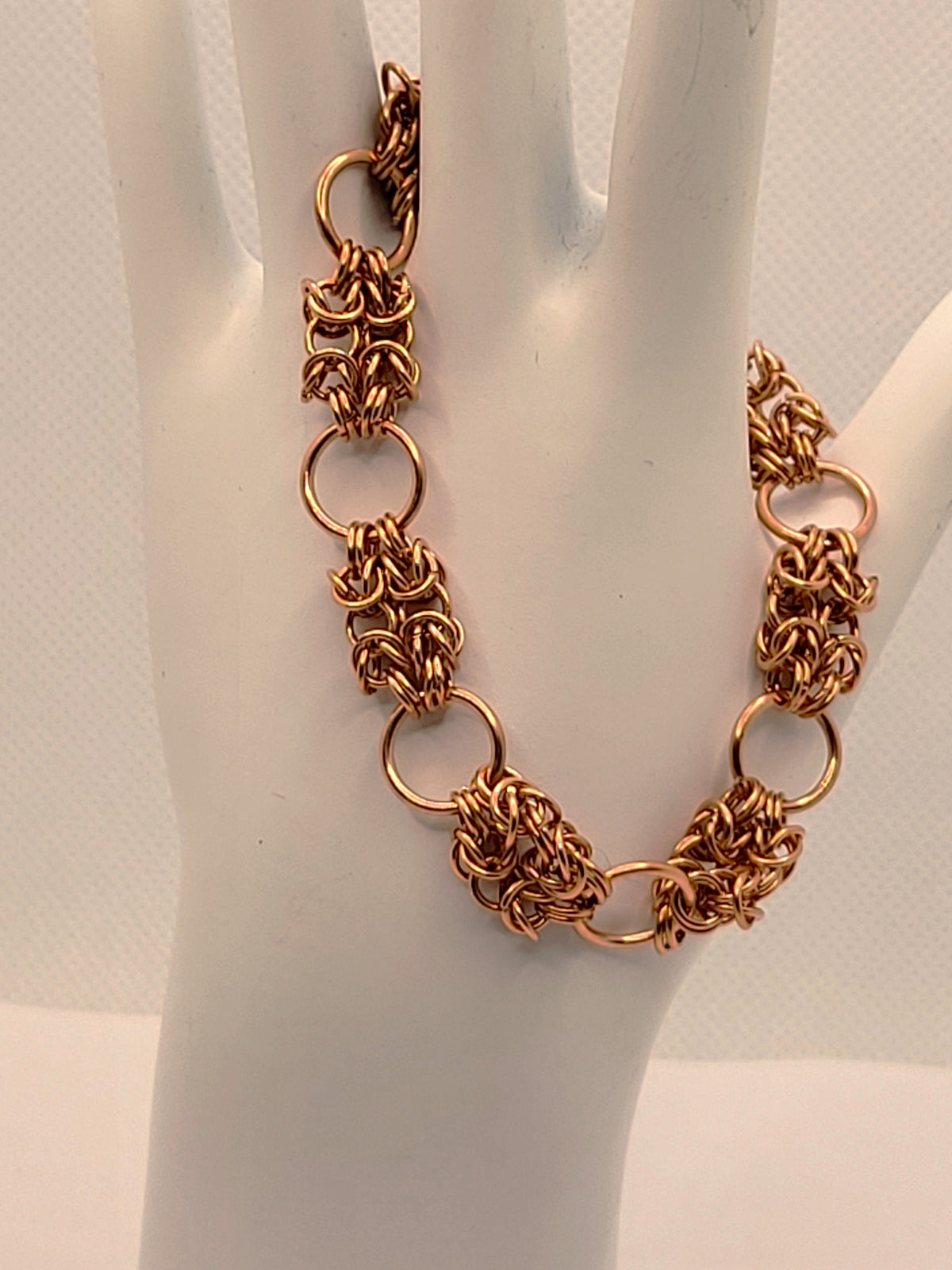 Copper Open Weave Bracelet