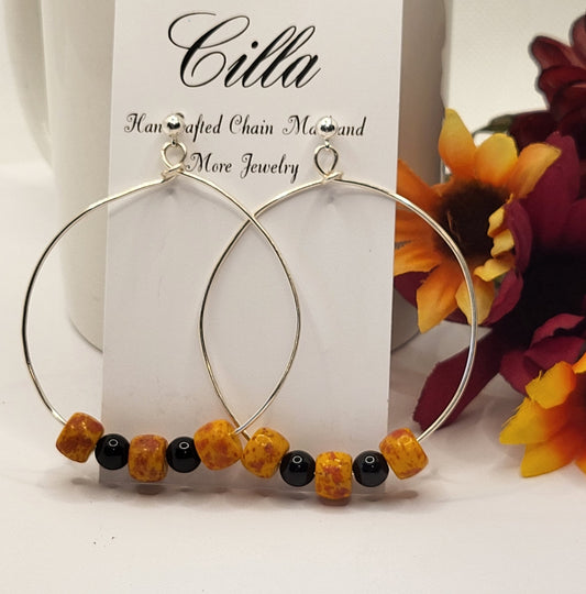 Halloween Large Hoop Earrings