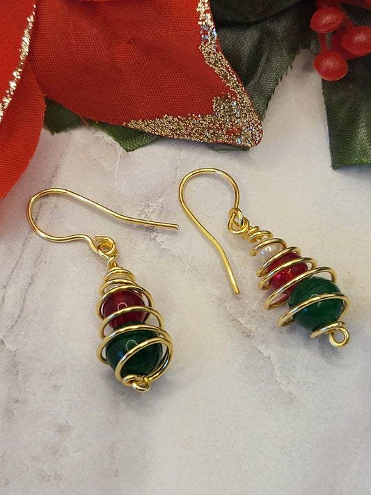 Christmas Tree Earrings