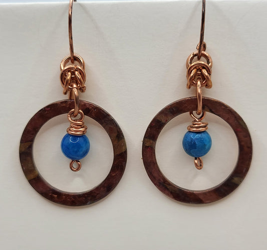 Copper Washer Earrings