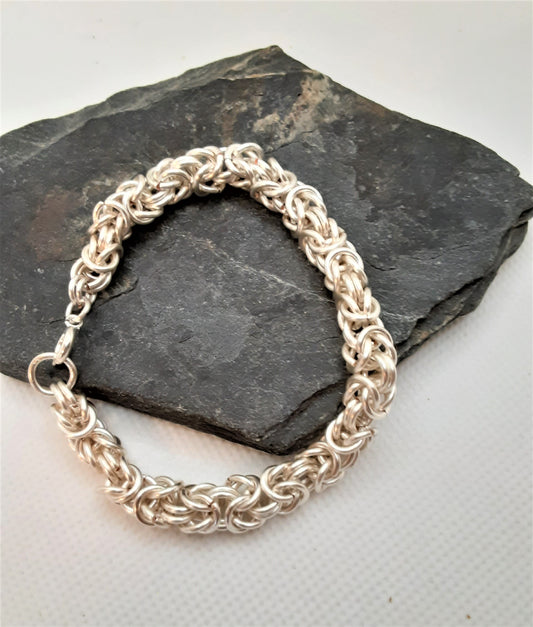 Men's Chain Mail Bracelet