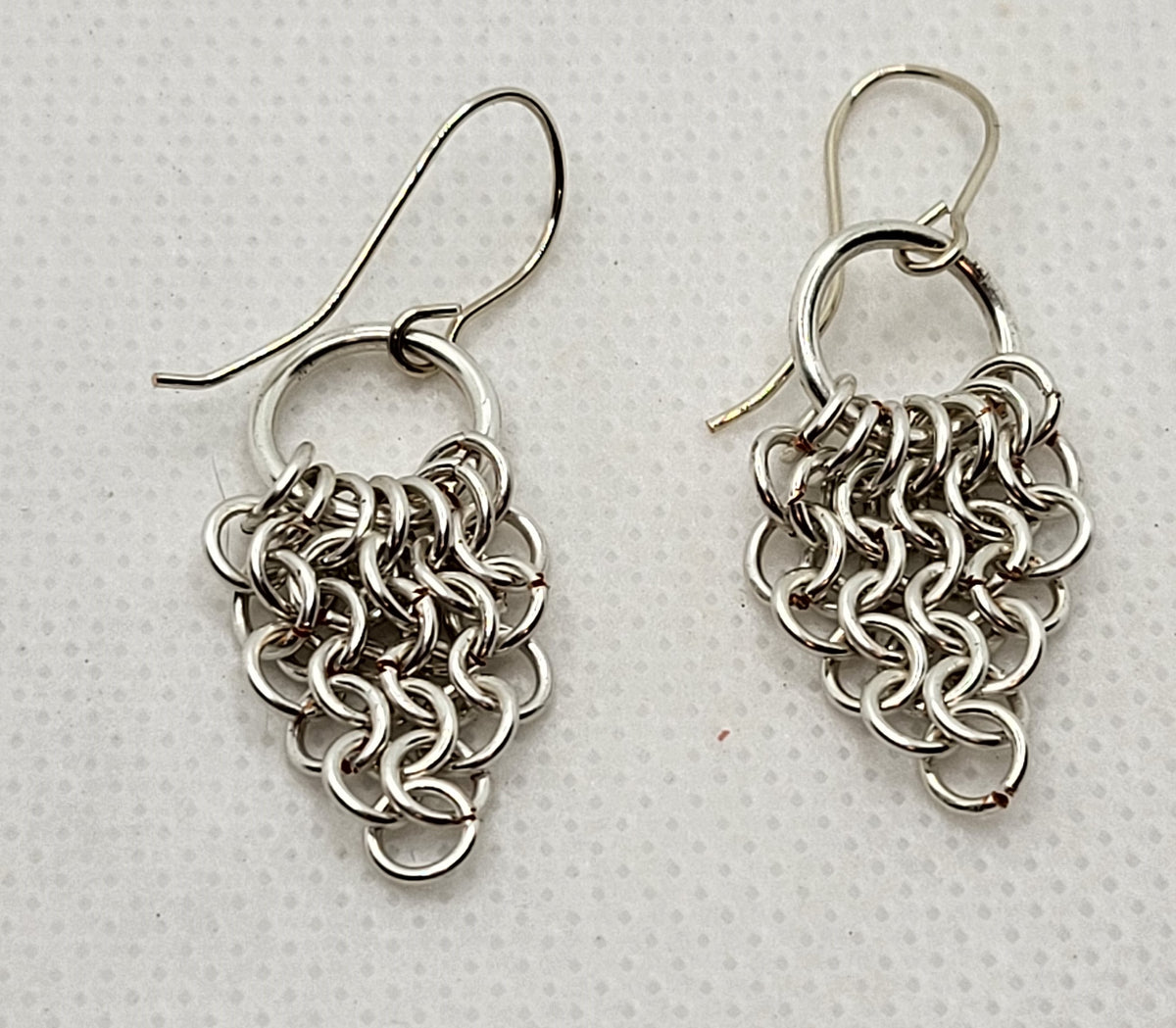 Silver Loop with Chain Mail