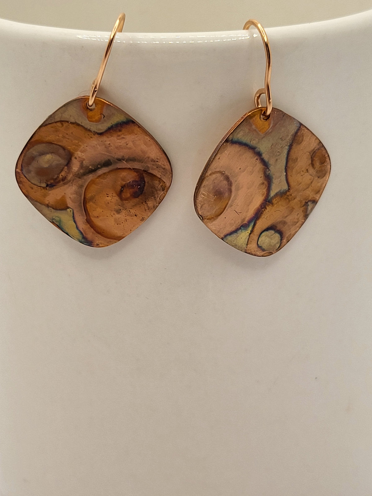 More Flame Painted Earrings