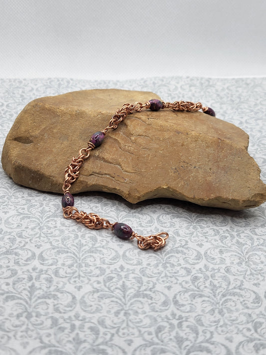 Copper & Magnetic Beaded Bracelet